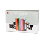 Metal Bookends | 'So Many Books, So Little Time' | Set of 2