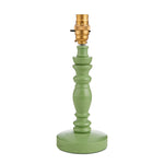 Bibury Spindle Table Lamp Base | Cotswold Green