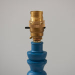 Bibury Spindle Table Lamp Base | Marlin Blue