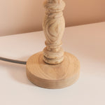 Bibury Spindle Table Lamp Base | Natural Ash