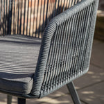 Outdoor Cassis 2 Seater Bistro Set | Charcoal