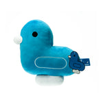 Fleece Duck Cushion | Blue