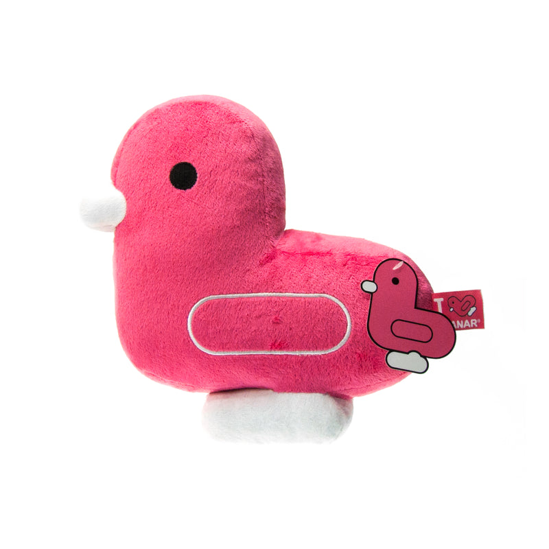 Fleece Duck Cushion | Pink