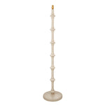 Carnaby Spindle Floor Lamp Base | Almond White