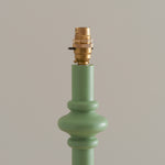 Carnaby Spindle Floor Lamp Base | Cotswold Green