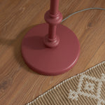 Carnaby Spindle Floor Lamp Base | Pink Clay