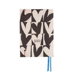 A5 Checkmate Hearts Notebook | Monochrome