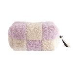 Borg Cube Cosmetic Bag | Lilac Check