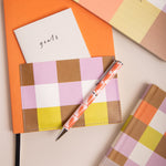 Boxed Ballpoint Pen | Looped Hearts | Pink & Orange