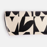 Checkmate Hearts Flap Glasses Case | Monochrome