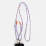 Corded Crossbody Phone Strap | Lilac & Orange