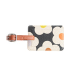 Multi Flower Luggage Tag | Charcoal