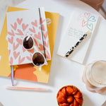 Multi Outline Hearts List Pad