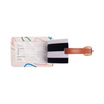 Multi Outline Hearts Luggage Tag