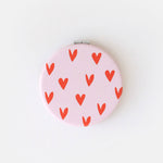 Round Pocket Mirror | Heart