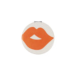 Round Red Lips Pocket Mirror
