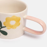 Yellow Flowers Ceramic Mug