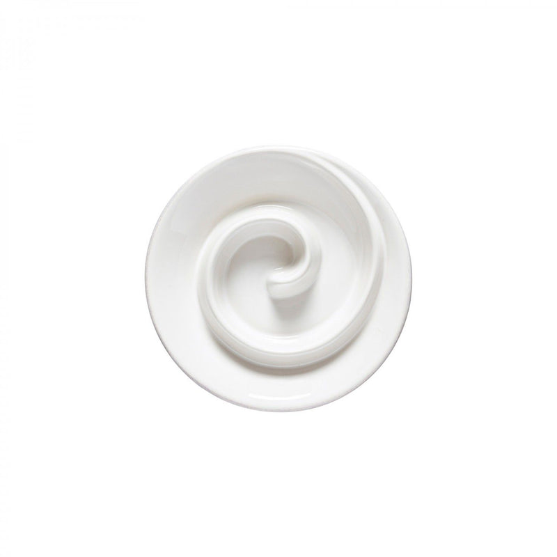 Spiral Appetiser Dish | White | 15cm