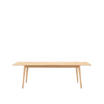 Milano Chevron Extending Dining Table | Oak