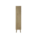 Milano Chevron 2 Door Open Display Unit | Oak