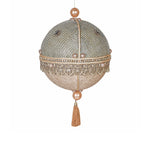 Baroque Christmas Tree Bauble with Tassel | Gold | 21cm