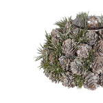 Frosted Pinecone Candle Holder | 17cm