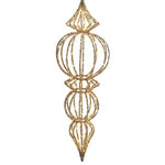 Hanging LED Finial Decoration | Gold | 83cm