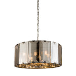 Clooney Bevelled Pendant Light | Slate Grey | Large