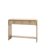 Colonna Fluted 2 Drawer Console Table | Mango Wood