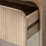 Colonna Fluted 2 Drawer Console Table | Mango Wood