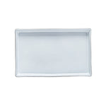 Lagoa Ecogres Rectangular Serving Tray | Grey & White | 19cm