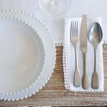 Pearl White Table Runner