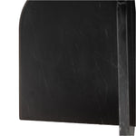 Amalfi Round Marble Coffee Table | Black