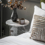 Amalfi Side Table | Natural Marble
