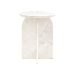 Amalfi Side Table | White Marble