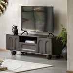 Arc Retro Media Unit | Walnut Mango Wood