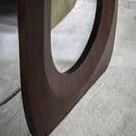 Arc Retro Rectangular Dining Table | Walnut Mango Wood
