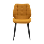 Manford Mid-Century Dining Chairs | Saffron | Set of 2