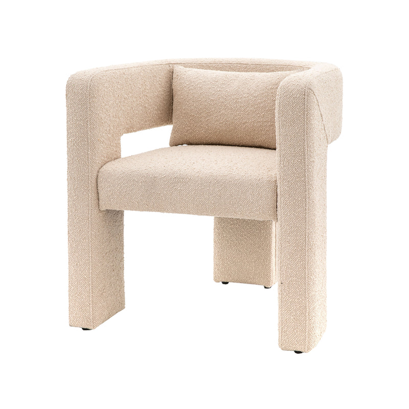 Arezzo Boucle Armchair | Taupe