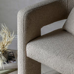 Arezzo Boucle Armchair | Taupe