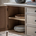 Artisan Bobbin Sideboard | Limewashed Oak