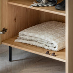 Ashdown Rustic 2 Door Wardrobe | Natural