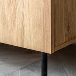 Ashdown Rustic 2 Door Wardrobe | Natural