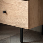 Ashdown Rustic 3 Drawer Chest | Natural