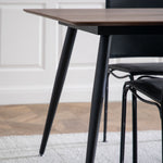 Astley Rectangular Dining Table | Walnut