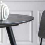 Astley Round Dining Table | Black