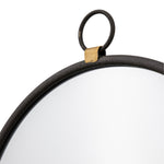 Bayswater Round Mirror | Black | 70cm