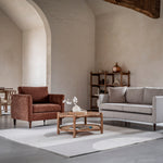 Cannes Rattan Coffee Table | Natural Mango Wood