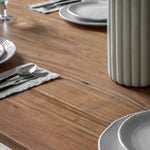 Cannes Retro Rectangular Dining Table | Natural Acacia