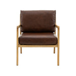 Cortona Retro Leather Armchair | Antique Brown